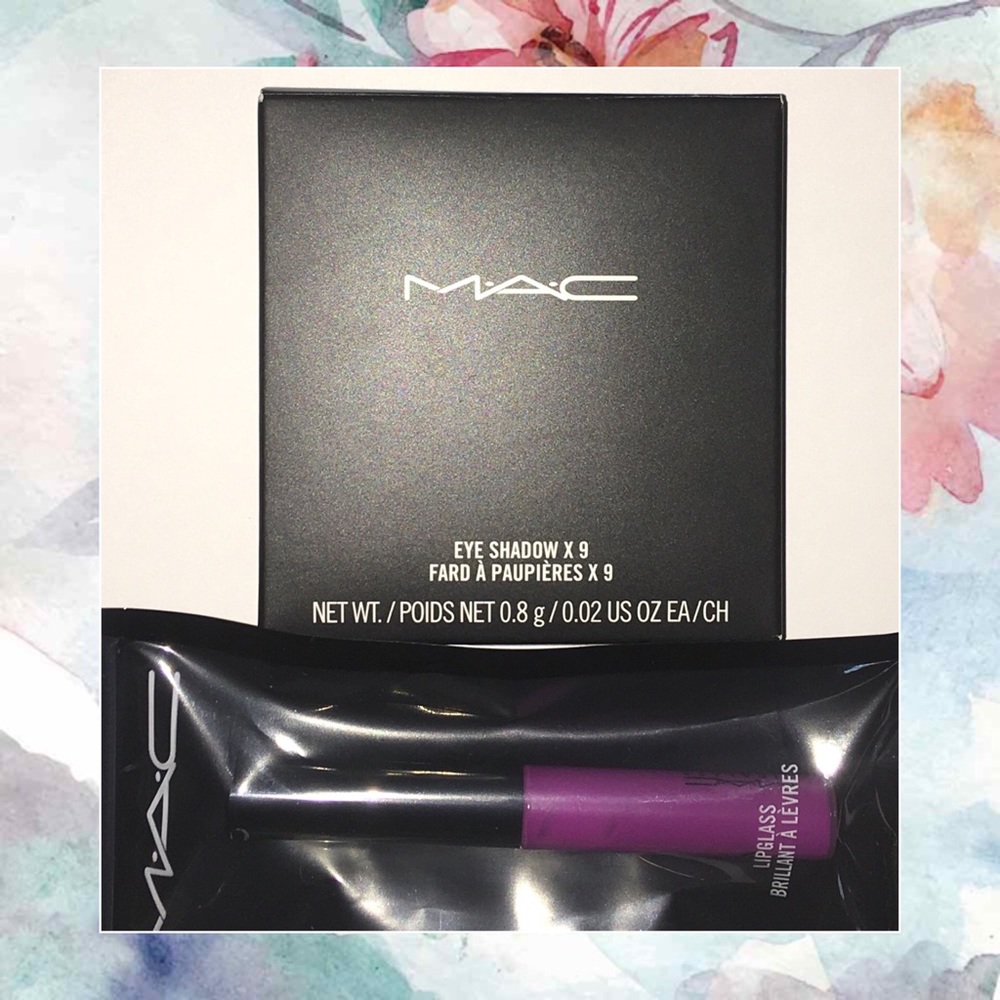 LAST CHANCE MAC lot eyeshadow palette,lip mini